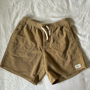 Tan Rythym Corduroy shorts